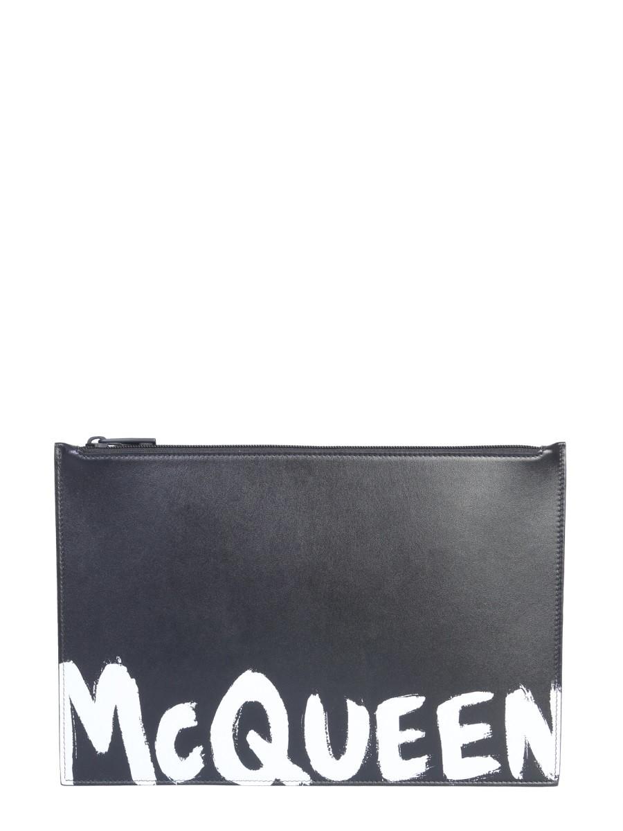 Alexander McQueen Leather Pouch With 