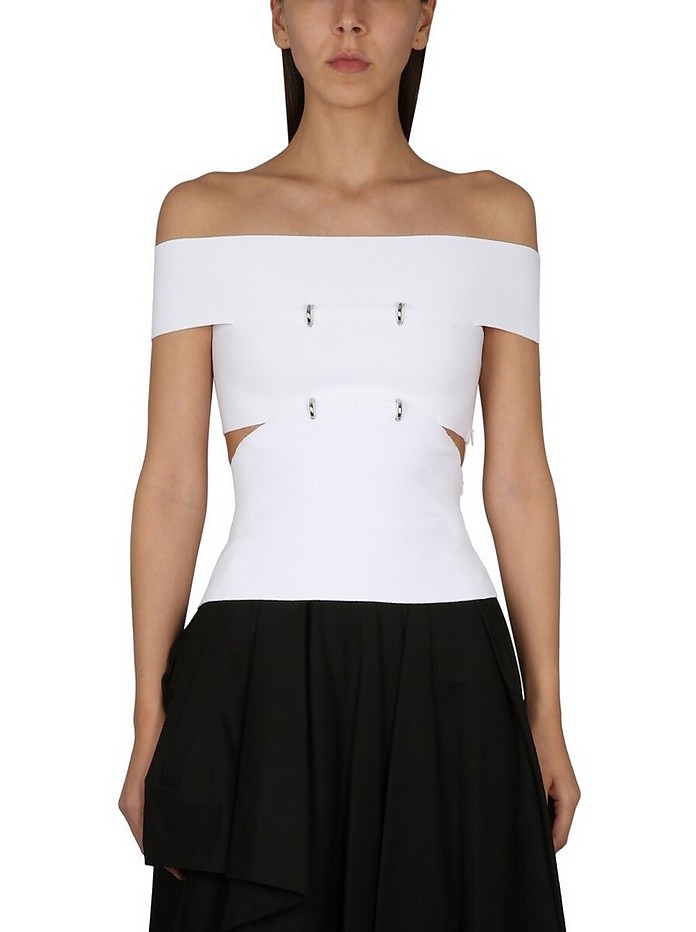 Top With Cut-Out Details - Alexander McQueen