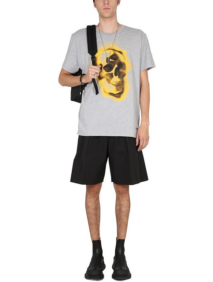 "Silhouette Skull" T-Shirt - Alexander McQueen ɽ·