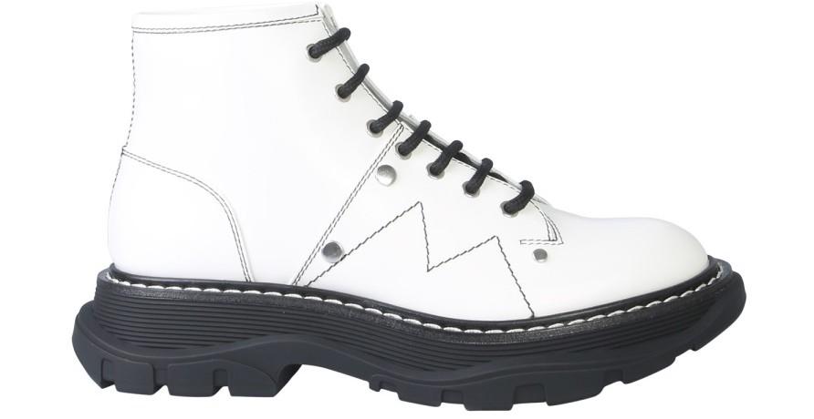 alexander mcqueen white boots