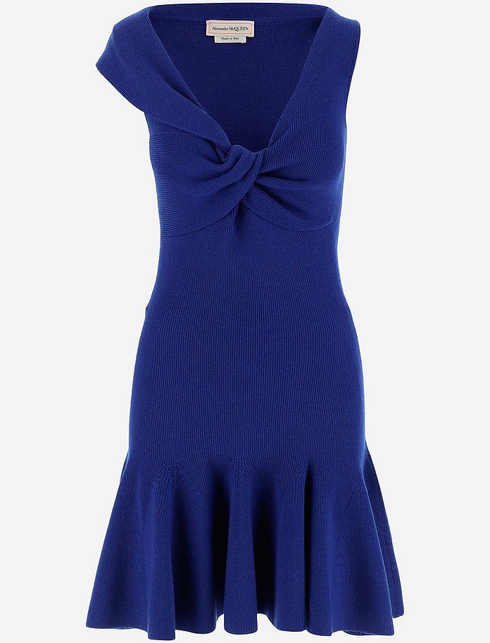 Bluette Wool Women's Dress - Alexander McQueen