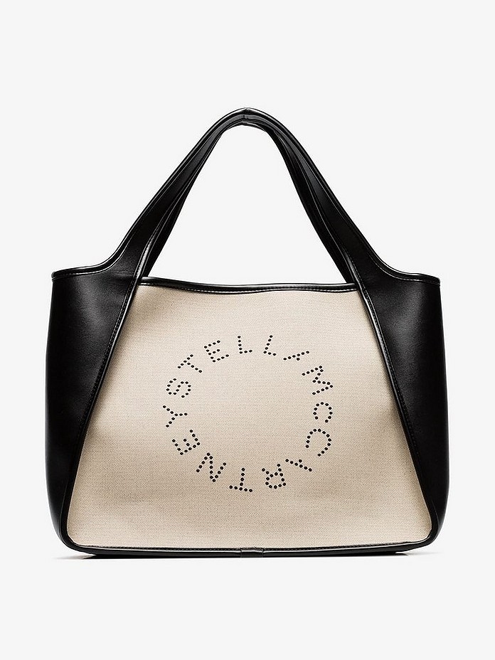 Stella McCartney Stella Logo Canvas Tote Bag at FORZIERI