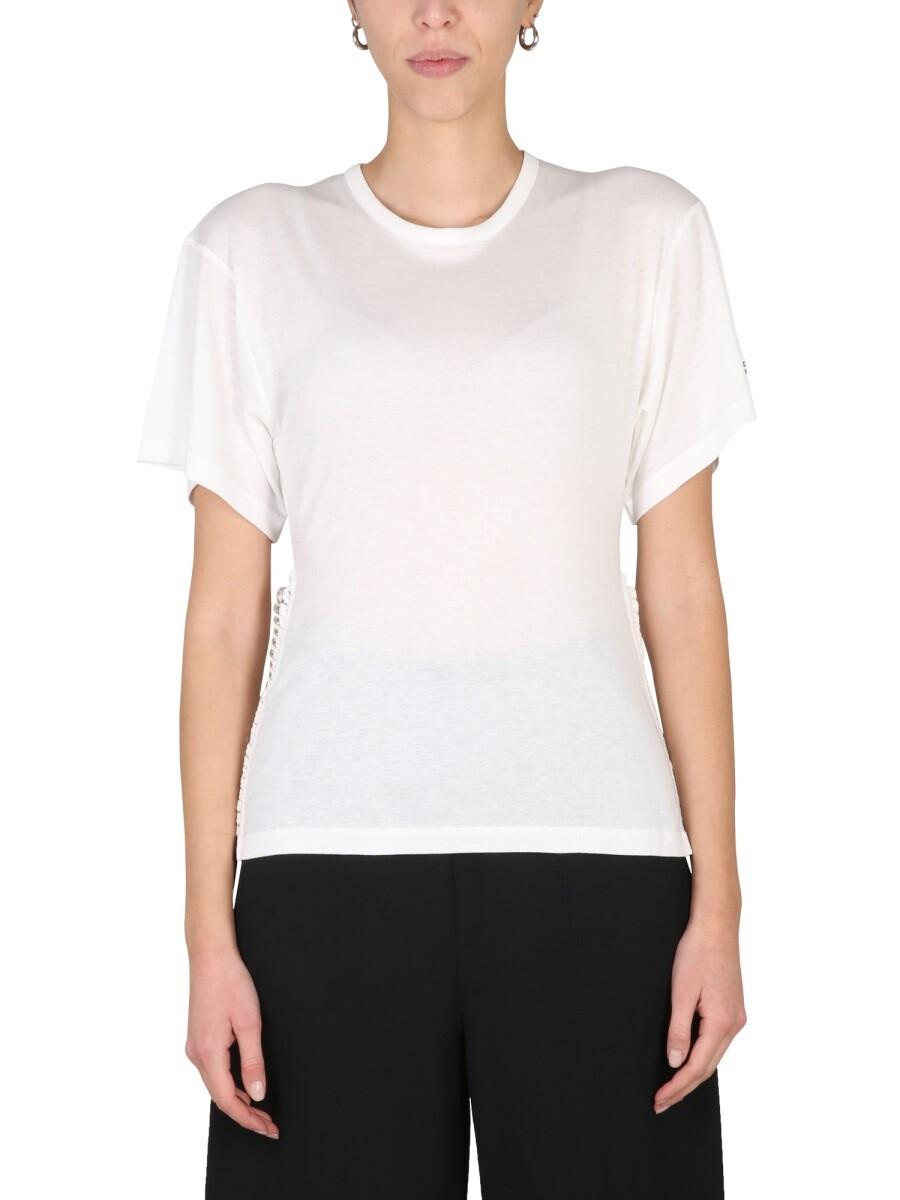 Stella McCartney T-Shirt With Chain Detail 38 IT at FORZIERI