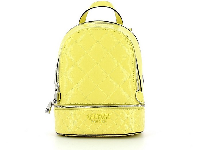 Women's Yellow Backpack - Guess