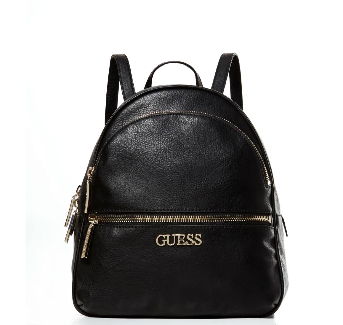 Guess Black Manhattan Backpack at FORZIERI