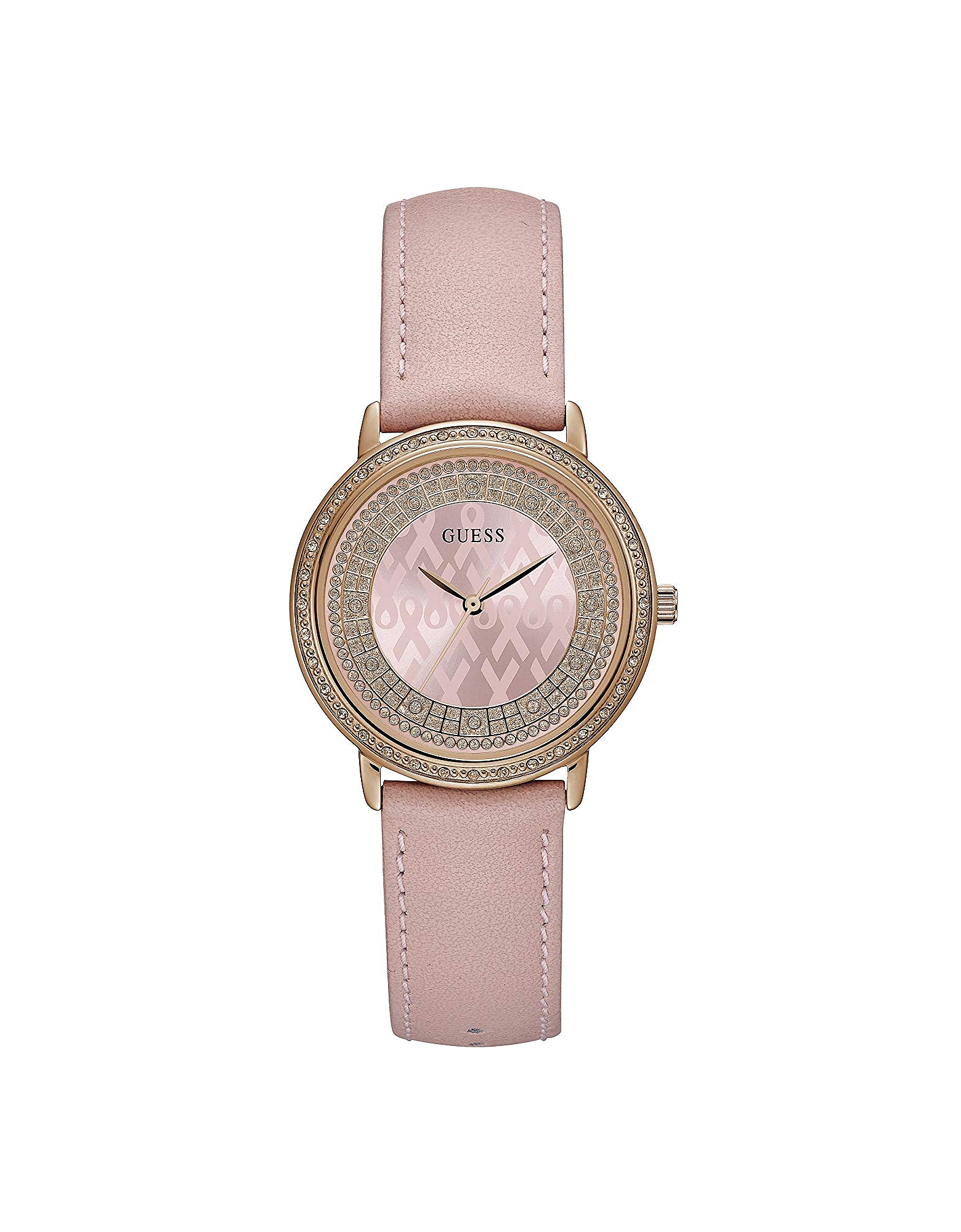 Guess Designer Women's Watches Women's Quartz Analogue Watch In Rose