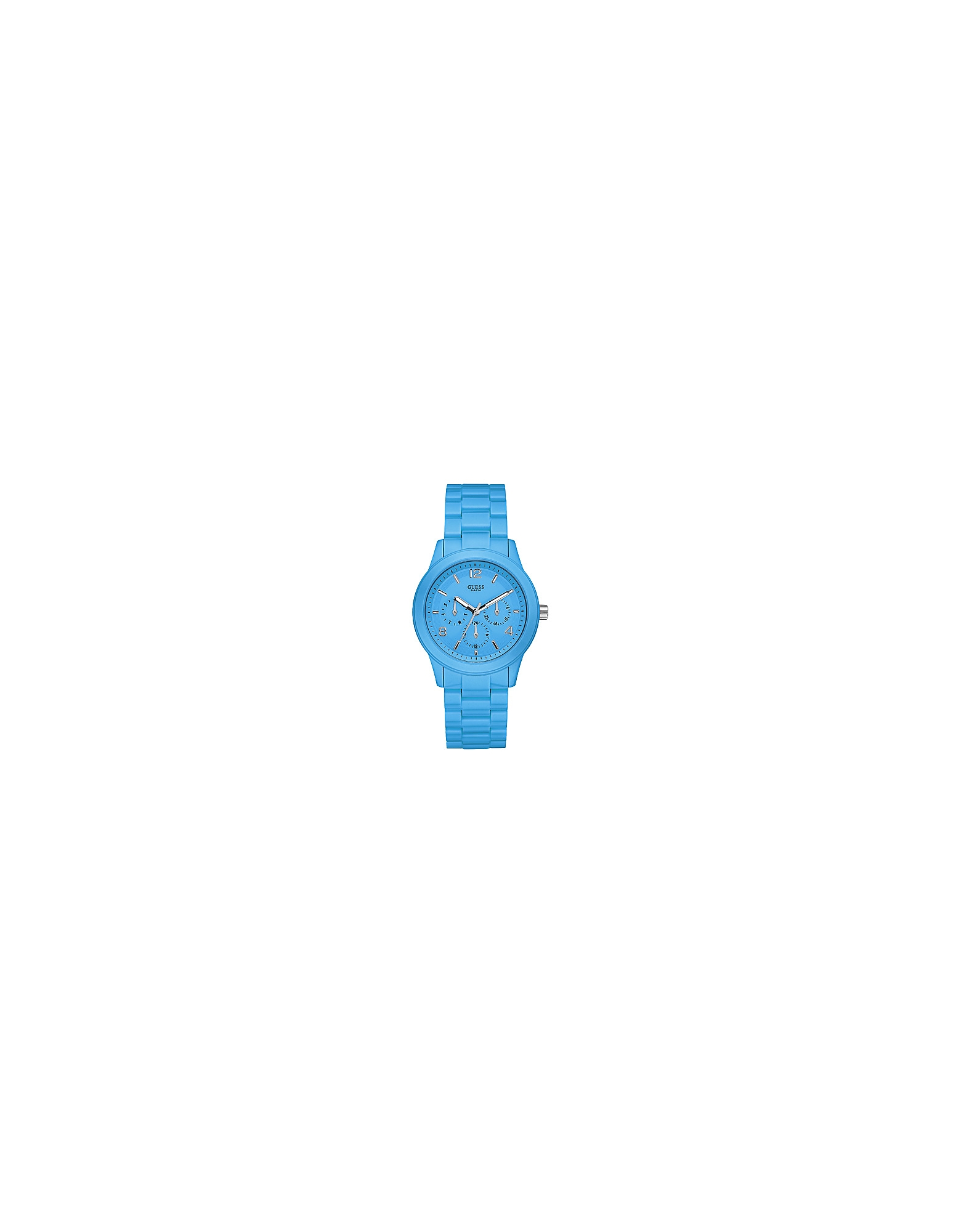Guess Designer Women's Watches Women's Quartz Analogue Watch In Bleu