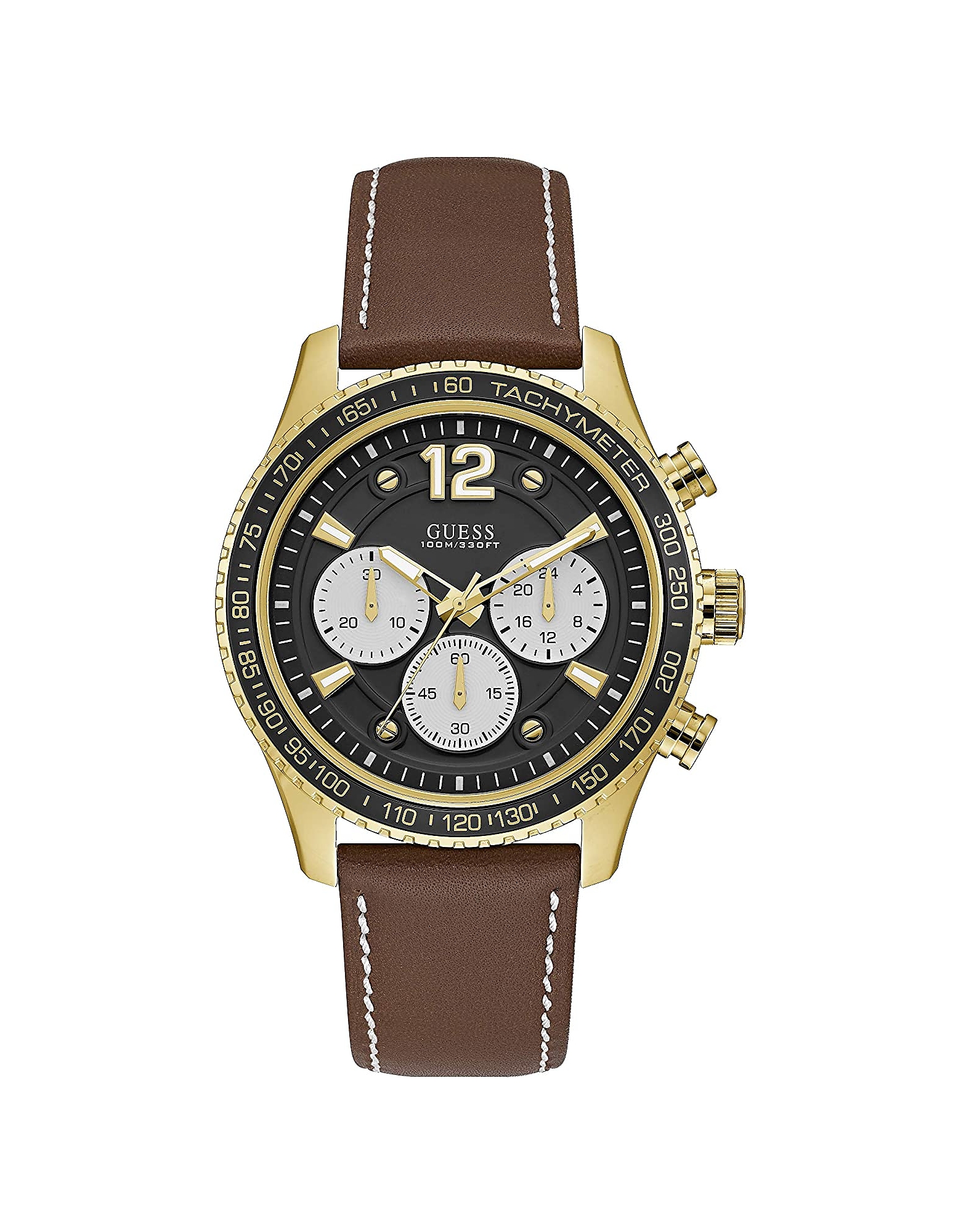 Guess Designer Men's Watches Men's Quartz Analogue Watch In Gold