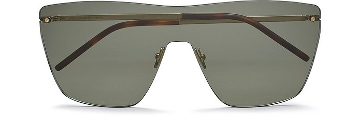 Rimless Shield Unisex Sunglasses - Saint Laurent