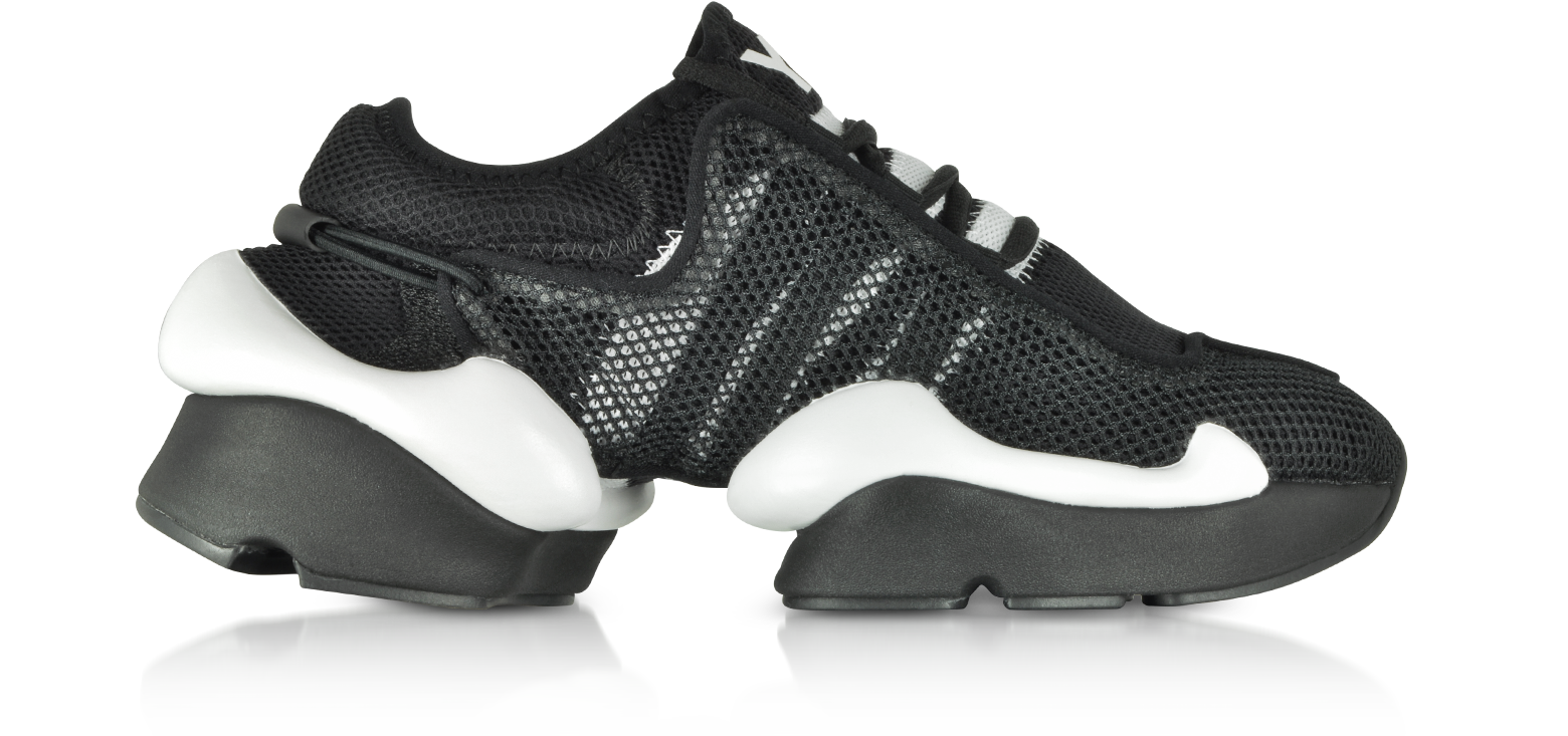 Y-3 Y-3 Black Raito Racer Sneakers 6.5 US | 6 UK | 39 1/3 EU at FORZIERI
