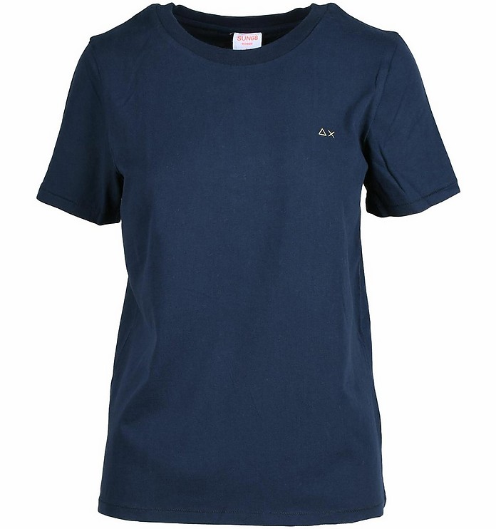 Women's Blue T-Shirt - SUN68