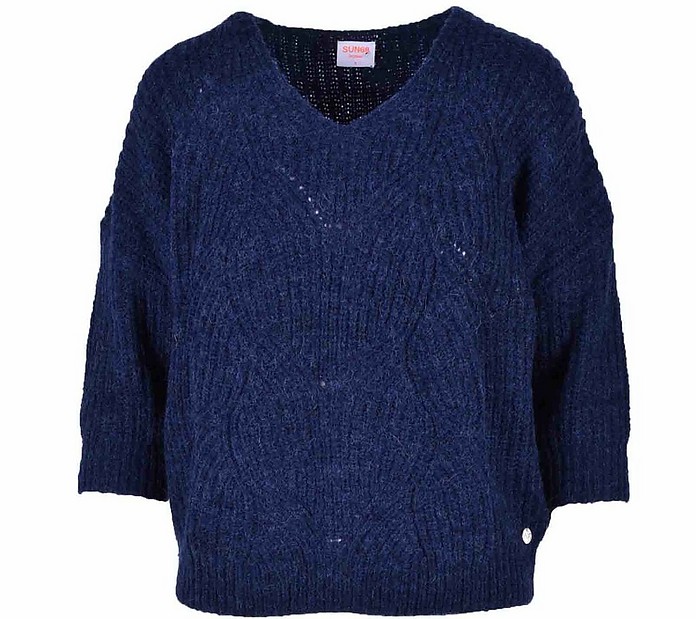 Women's Blue Sweater - SUN68