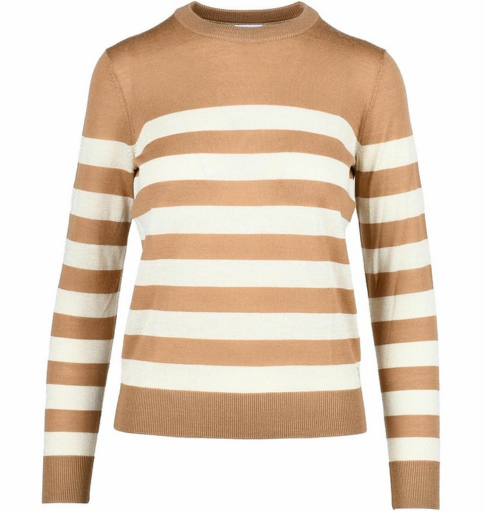 Women's White / Brown Sweater - SUN68