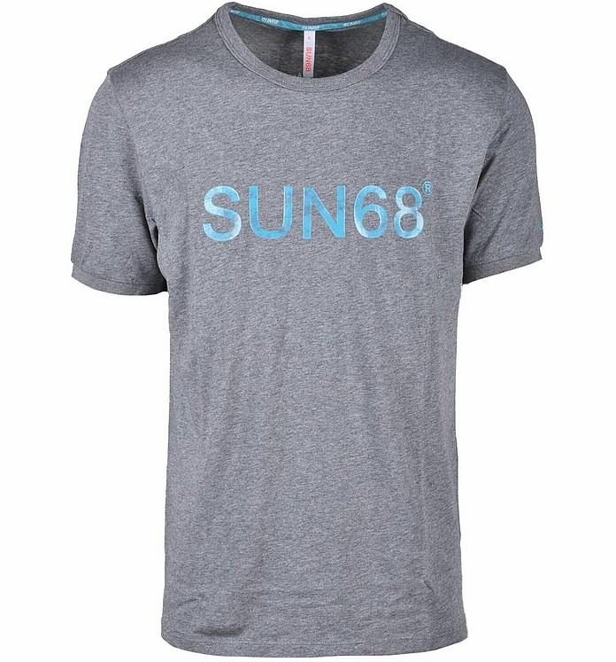 Men's Gray T-Shirt - SUN68