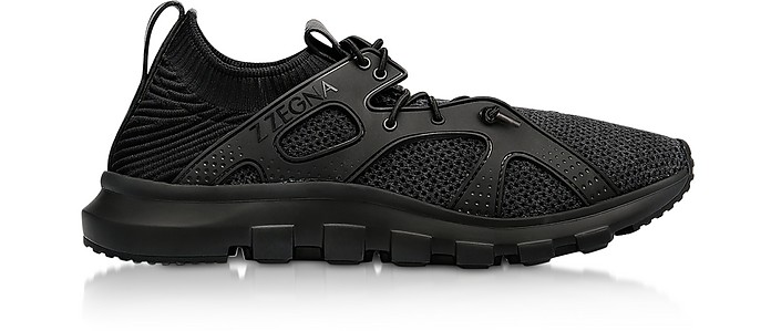 Black TECHMERINO Sock 2.0 Sneakers - Ermenegildo Zegna
