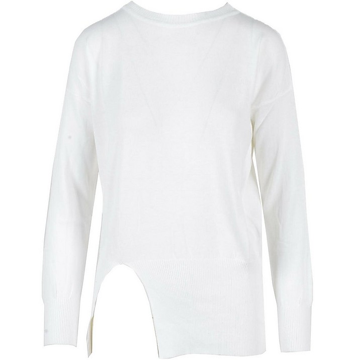 Women's White Sweater - N.O.W. 
