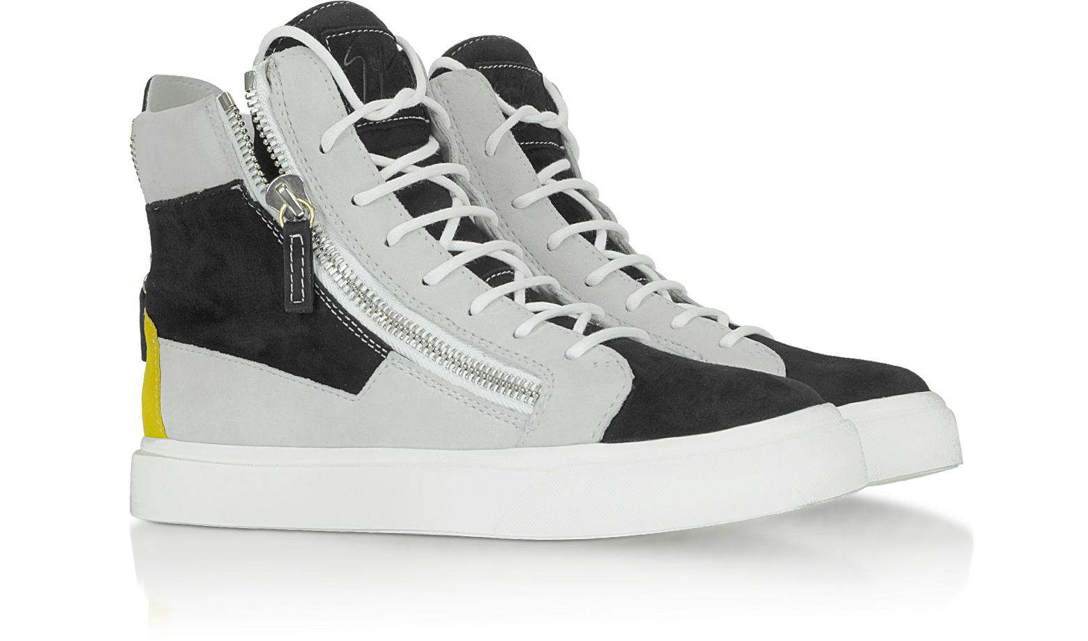Giuseppe Zanotti Zipped High Top Suede Sneaker 40 (7 US | 6 UK | 40 EU ...