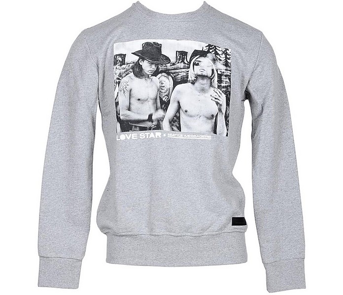 Men's Gray Sweatshirt - Messagerie