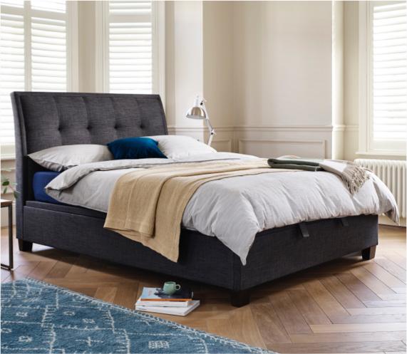 Attic bedroom ideas – ottoman bed
