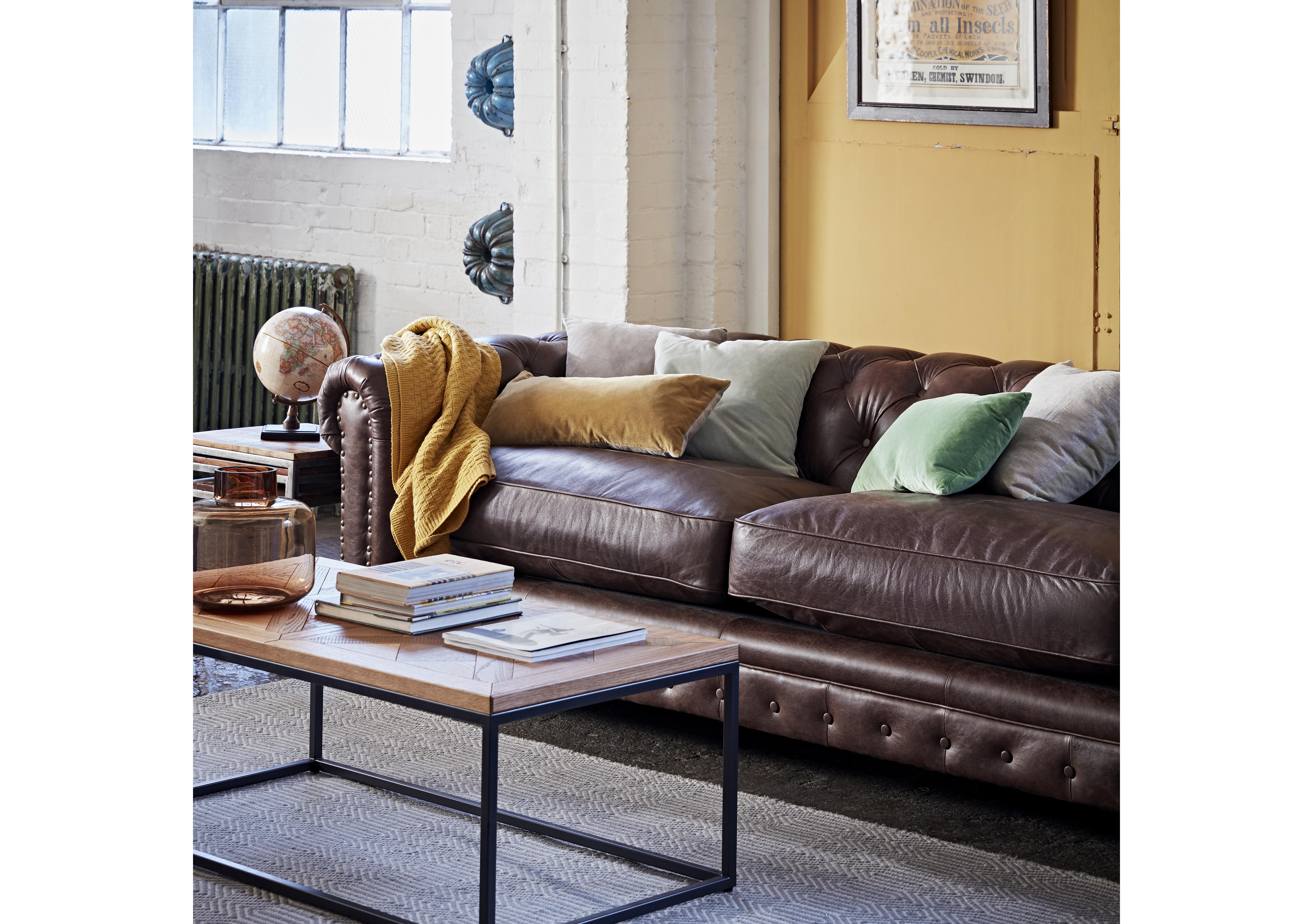 loft living leather sofa