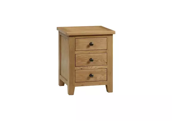 Medium oak deals bedside table