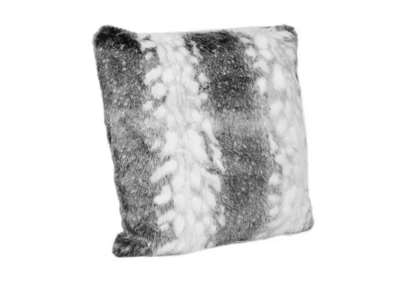 Arctic faux fur discount cushion