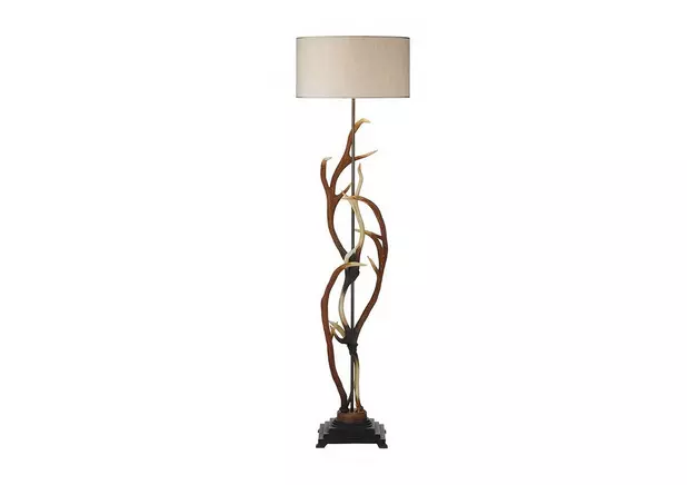 Antler Rustic Floor Lamp Furniture Village