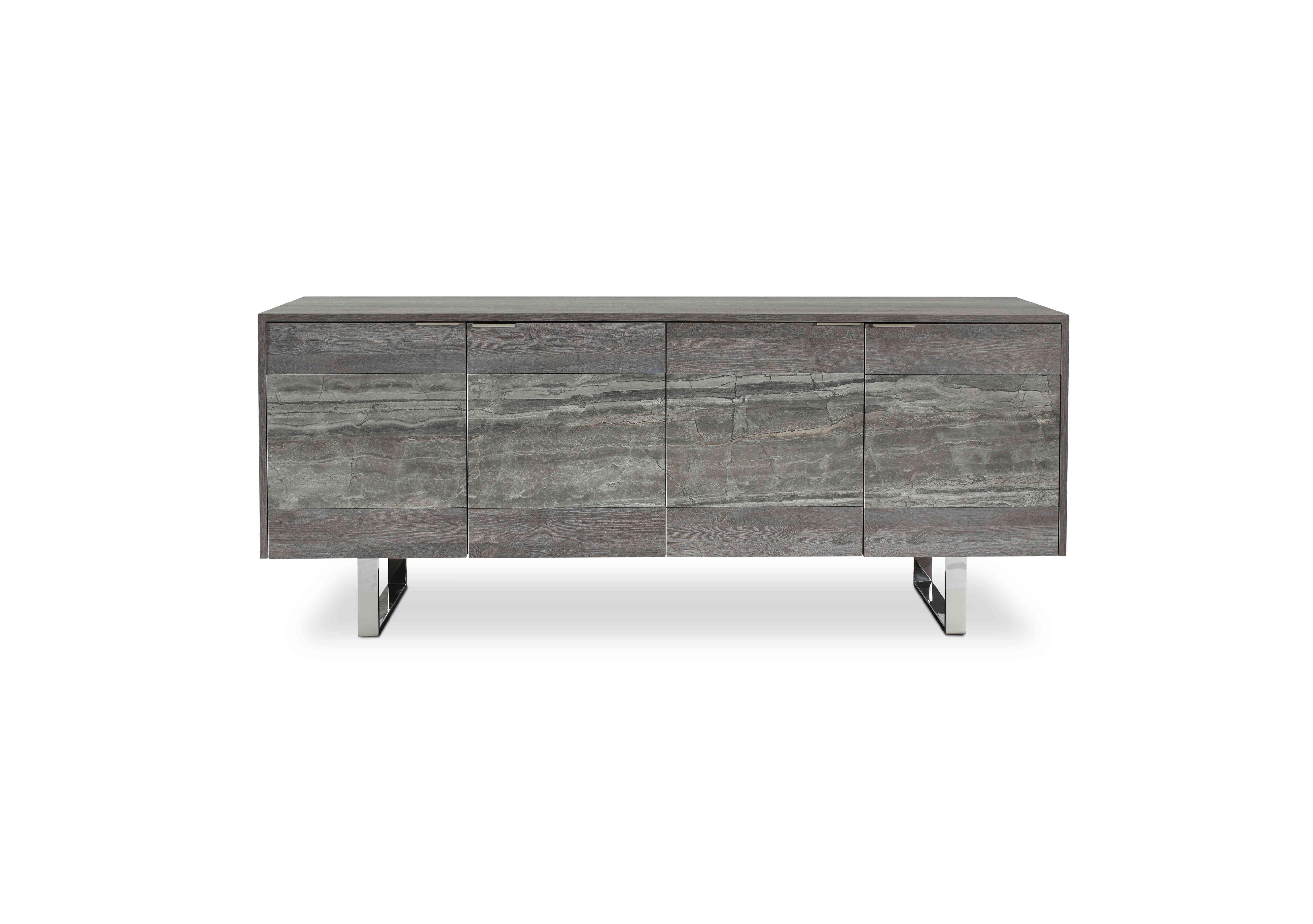 Blade 4 Door Sideboard Stone International Furniture Village