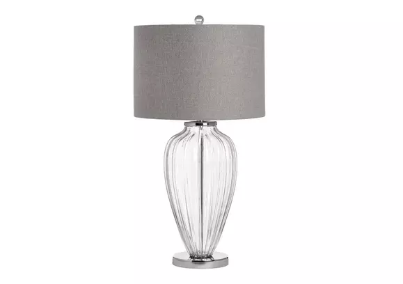 Lustre ombre deals glass table lamp