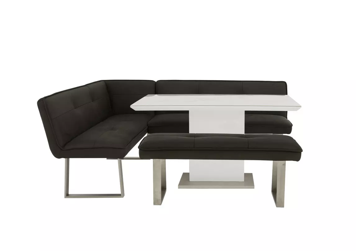 Black corner dining discount table