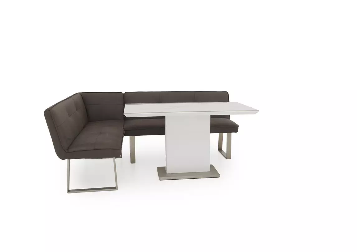 Park Avenue Dining Table, LeftHand Facing Corner Bench And Standard