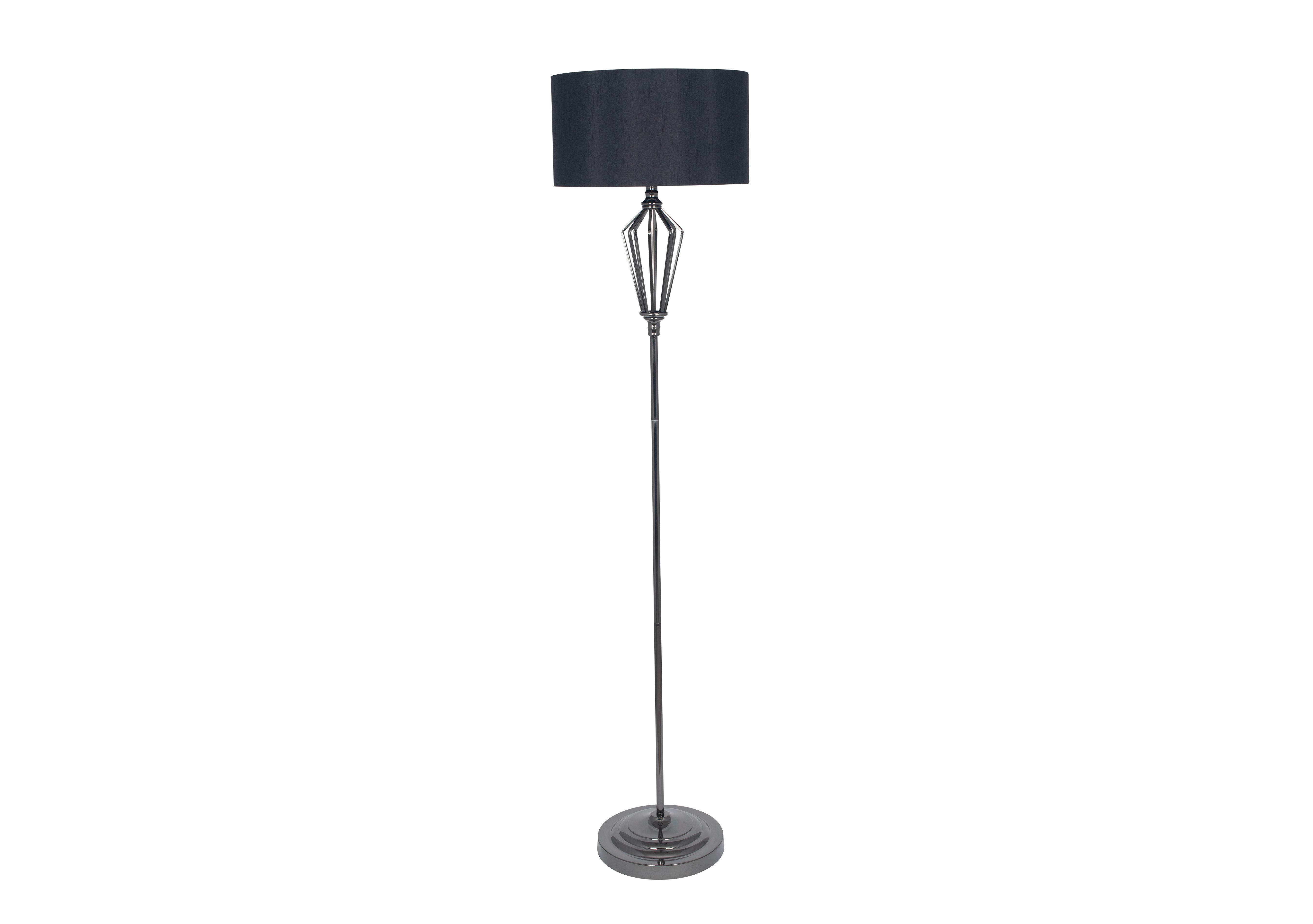 Cage Black Floor Lamp Furniture Village