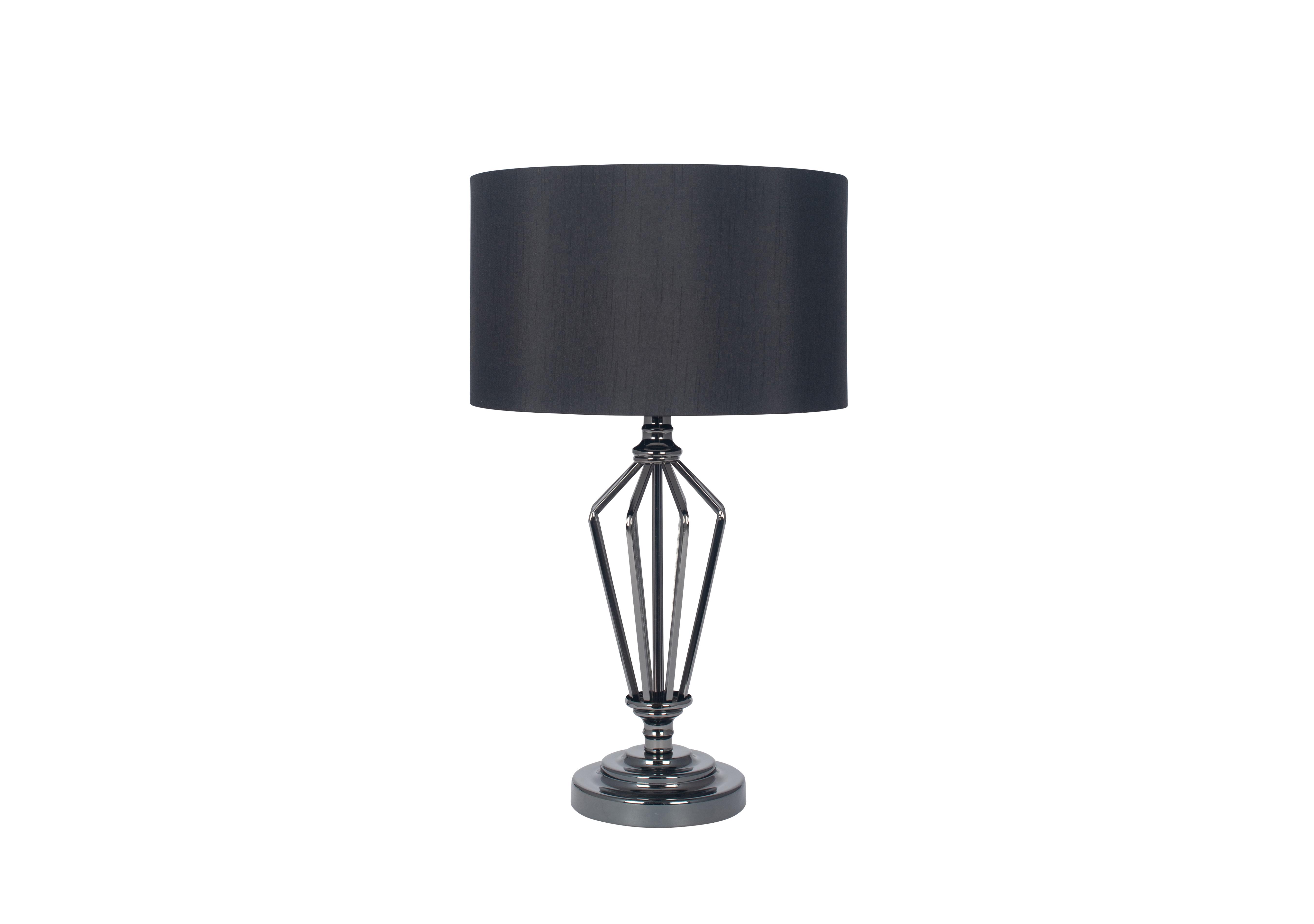 Cage Black Table Lamp Furniture Village