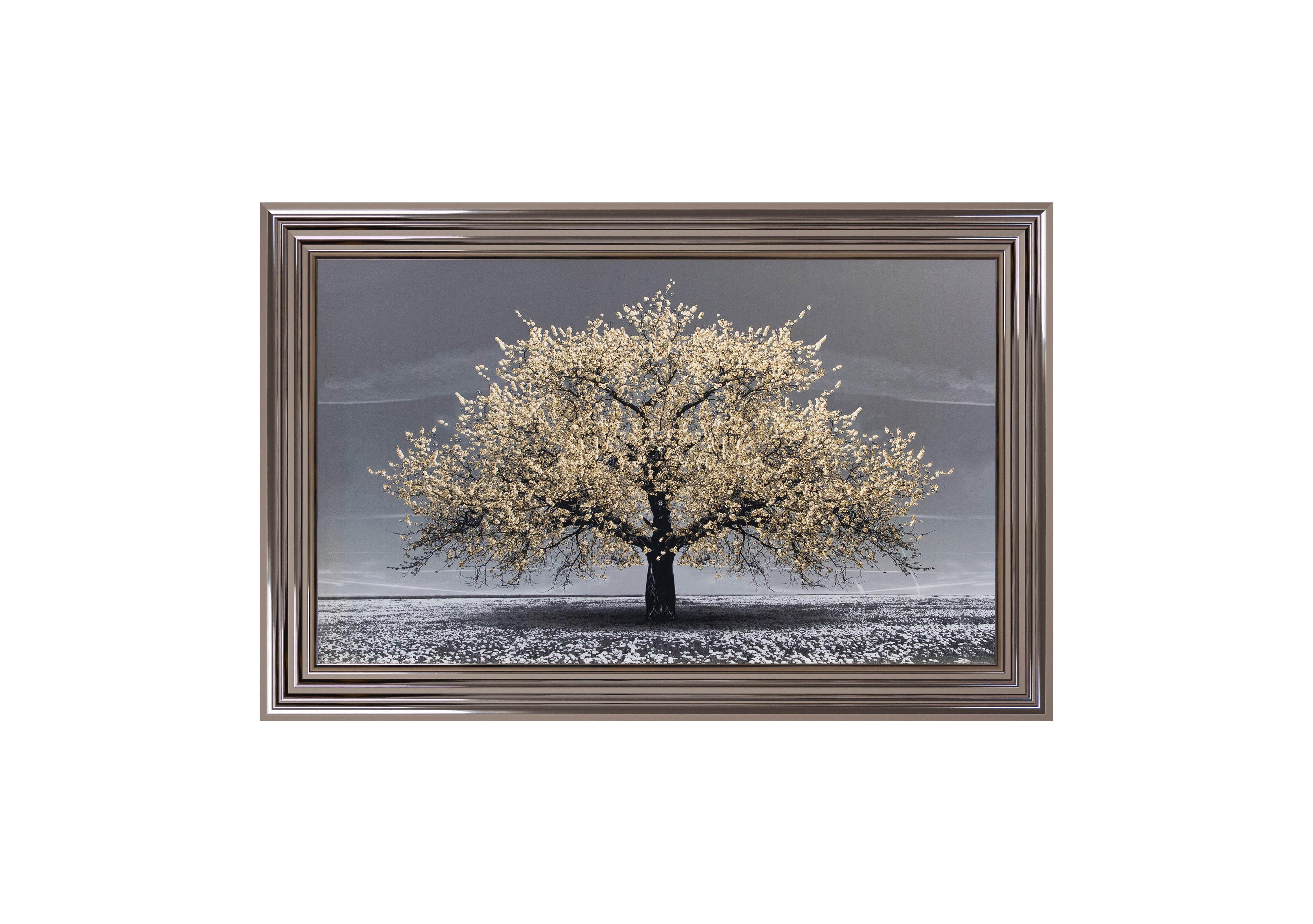 Champagne Cherry Tree Framed Art Furniture Village