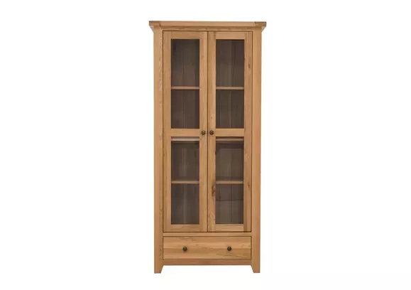 Solid wood display deals unit