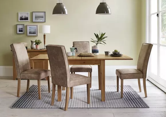 Oak furniture deals village dining table