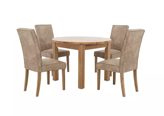 Oak furniture deals village dining table