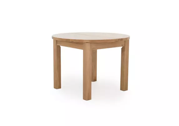 California Round Solid Oak Extending Dining Table Furnitureland Furniture Village