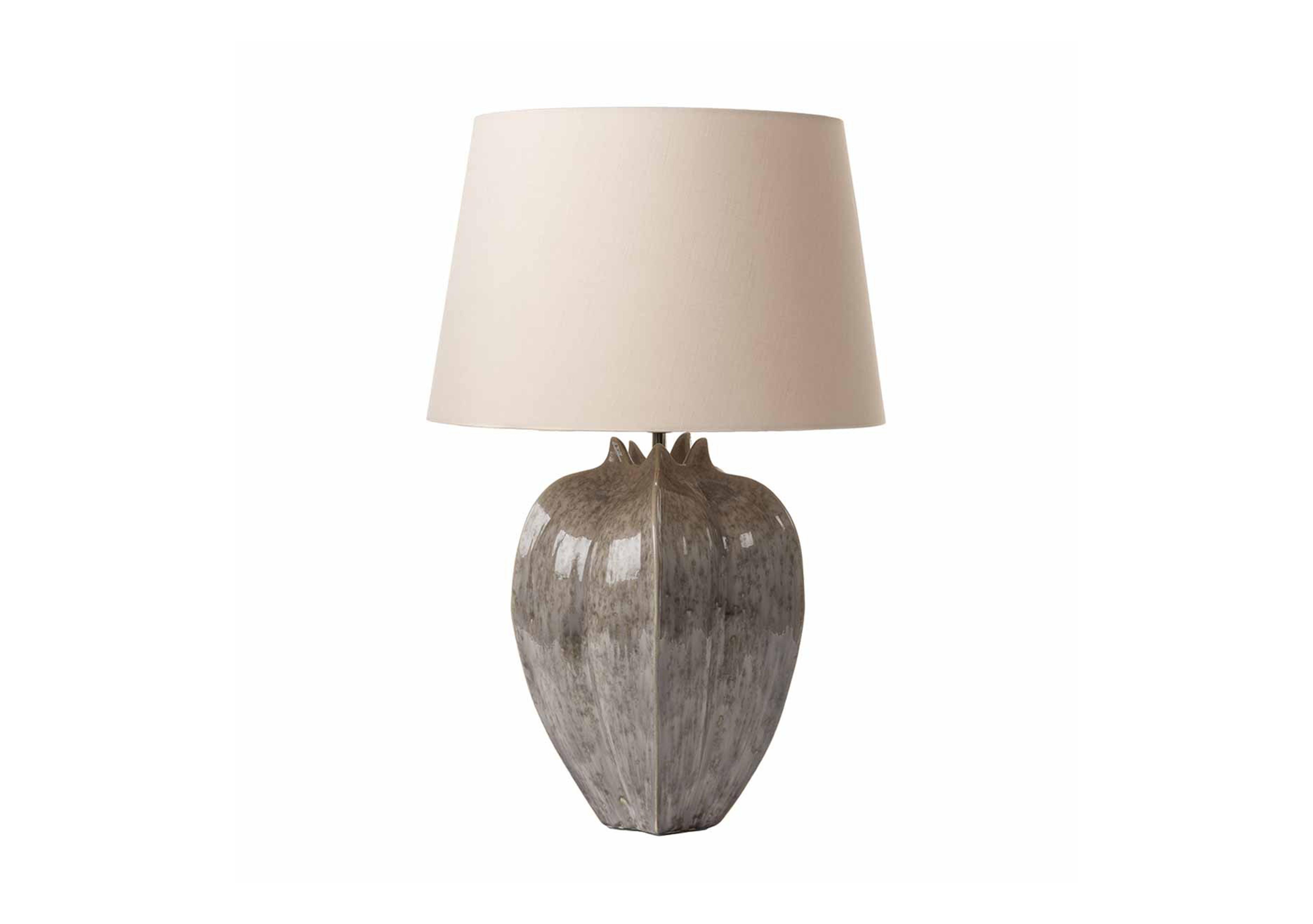 Clarissa Rustic Grey Table Lamp Furniture Village