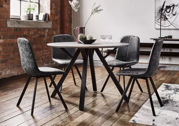 Diego Round Dining Table Furniture Village
