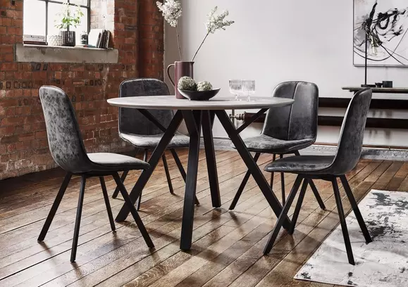 Havalance round deals dining table