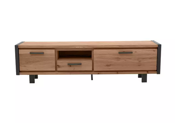 Metal and deals wood tv stand