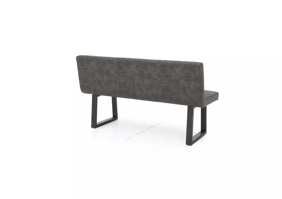 Compact Earth Backrest Dining Bench Furniture Village