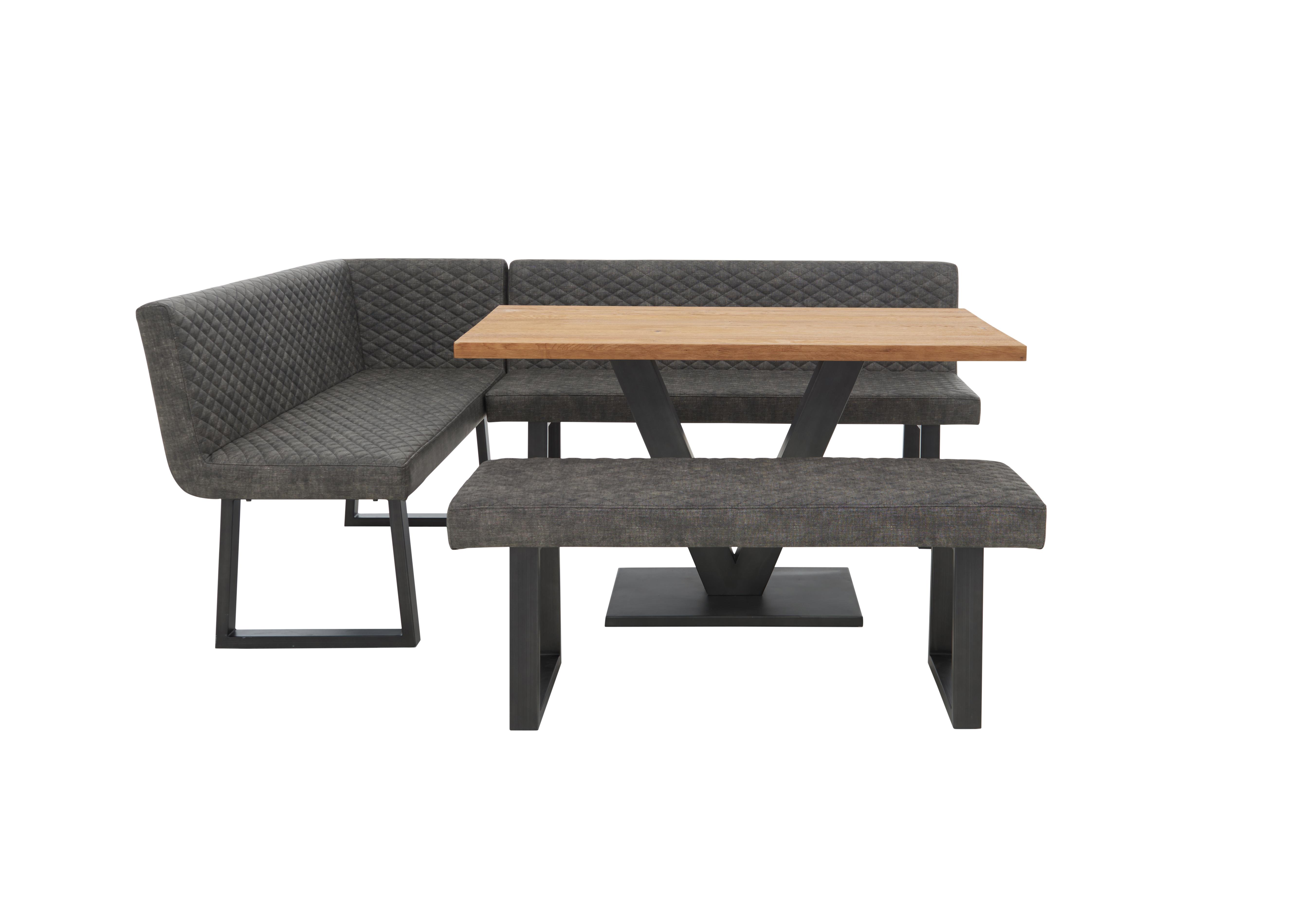 Compact Earth Dining Table, Left Hand Facing Corner Bench and Low Bench ...