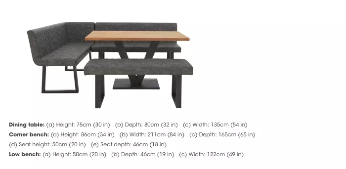 Compact earth corner deals bench