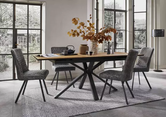 Thin extendable dining deals table