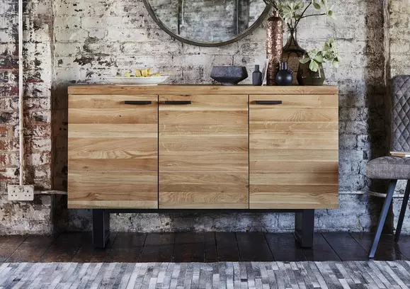 Sideboard with store basket drawers