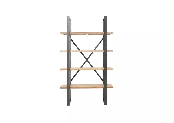 Oak open deals shelving unit