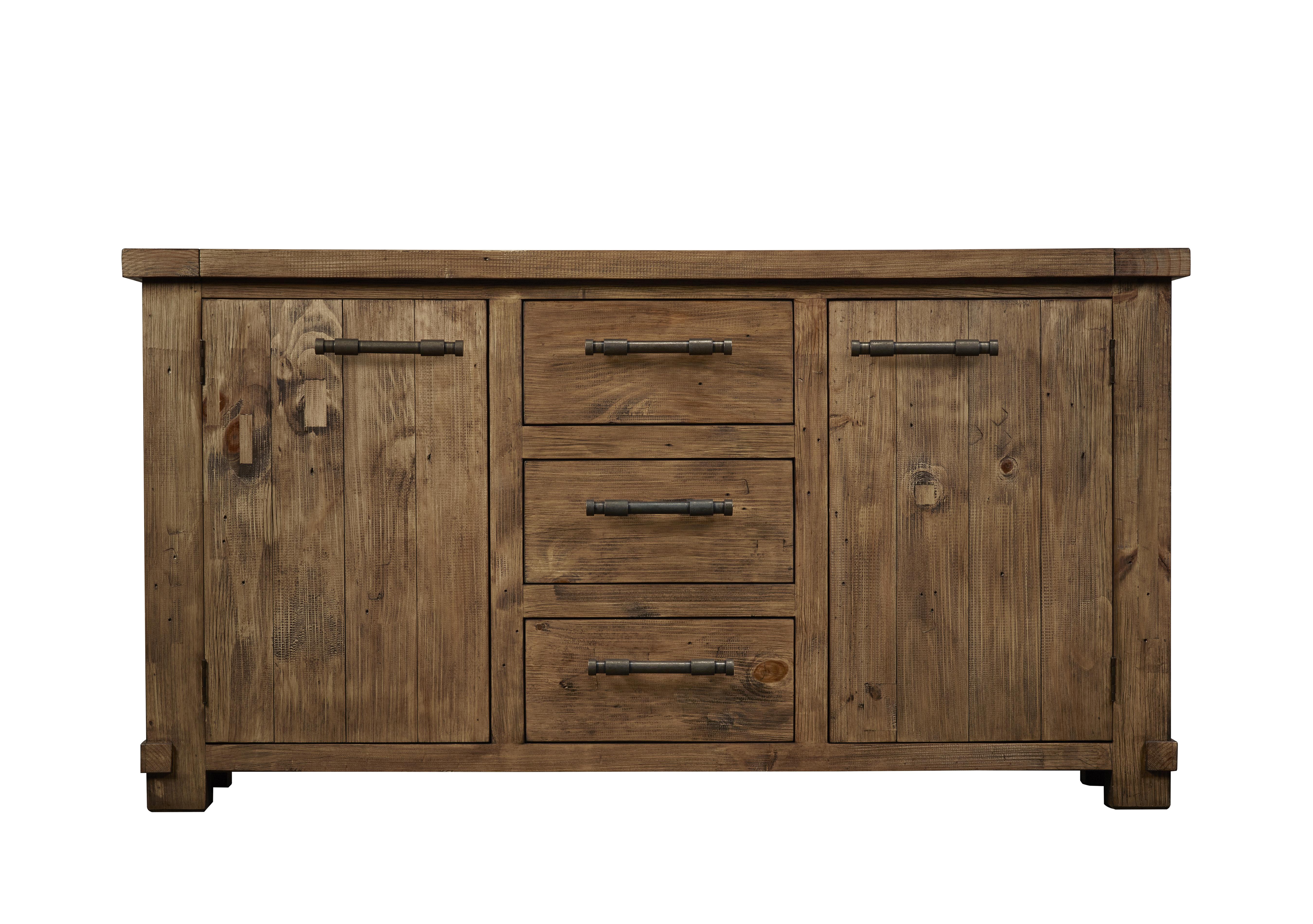 Eco Wide Wooden Sideboard Furniture Village