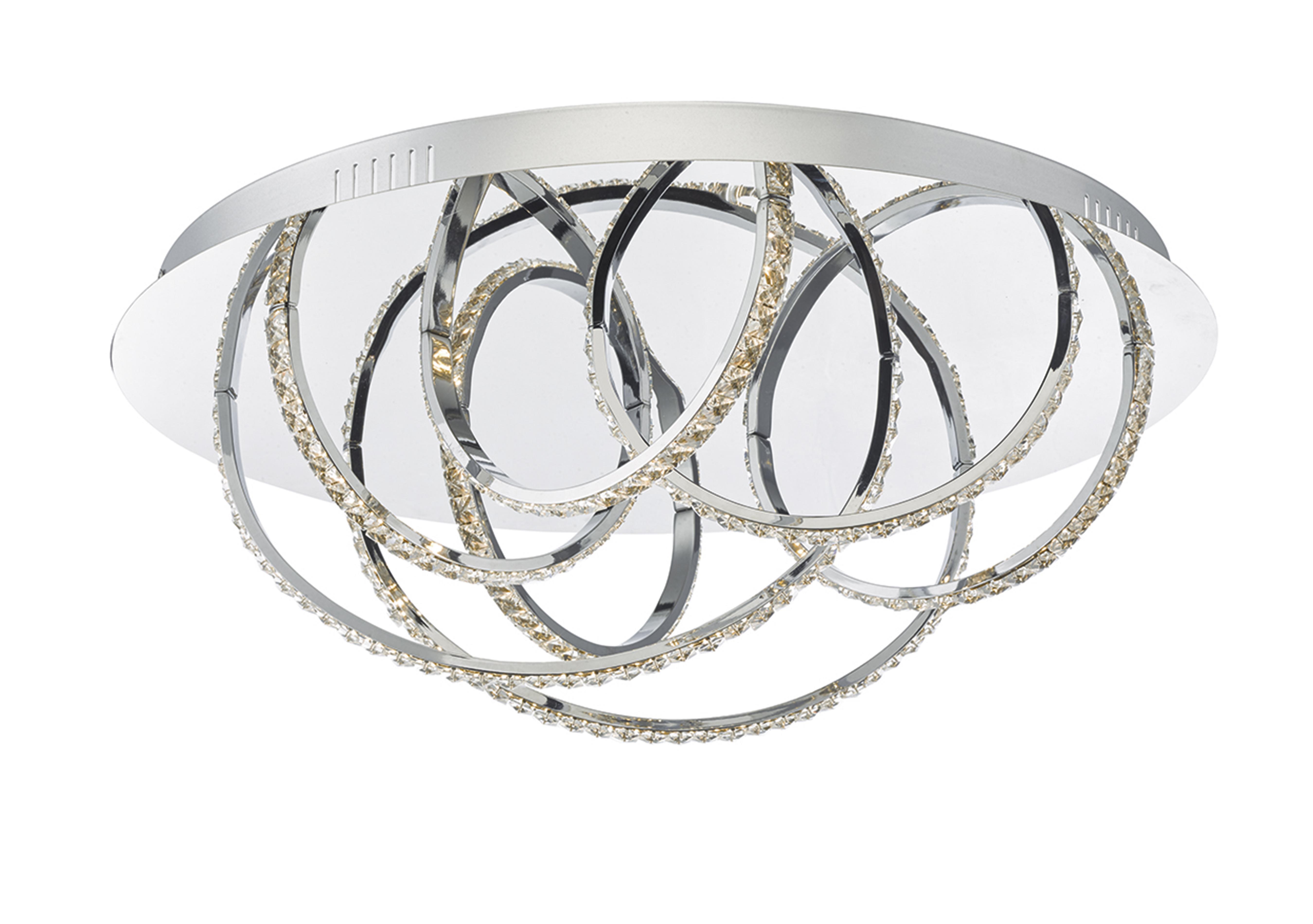 Elara 7 Light Flush Ceiling Light Furniture Village